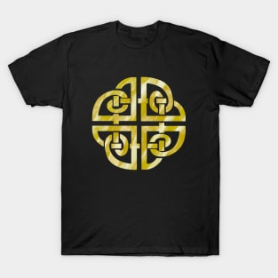 Celtic Dara Knot Yellow T-Shirt